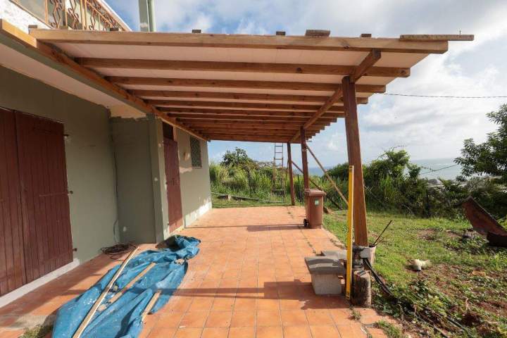 Création d'avancée de terrasse Martinique